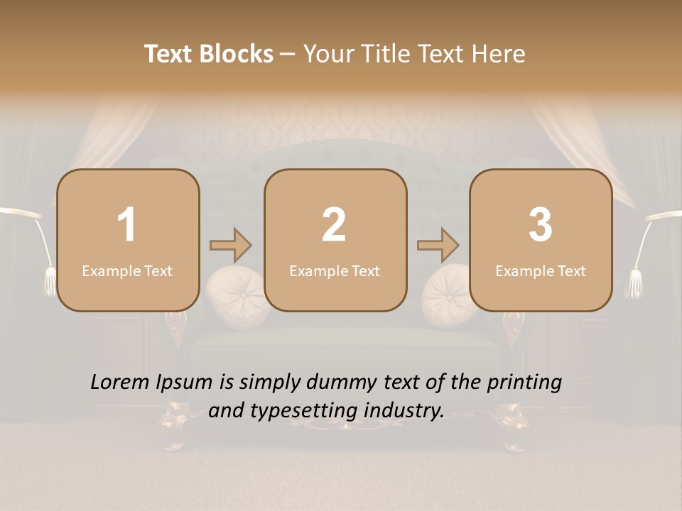 Opera Green Golden PowerPoint Template