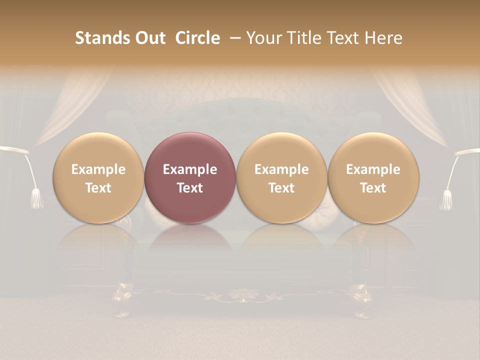 Opera Green Golden PowerPoint Template