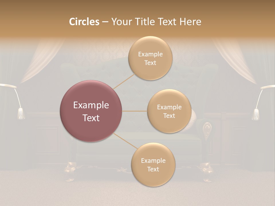 Opera Green Golden PowerPoint Template