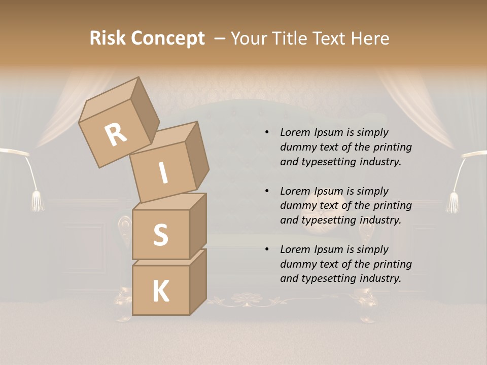 Opera Green Golden PowerPoint Template