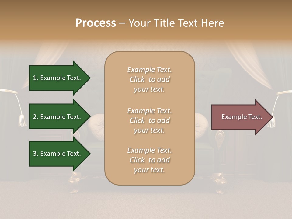 Opera Green Golden PowerPoint Template