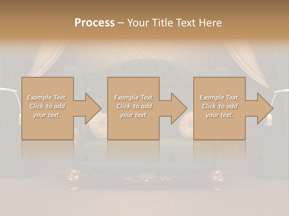 Opera Green Golden PowerPoint Template