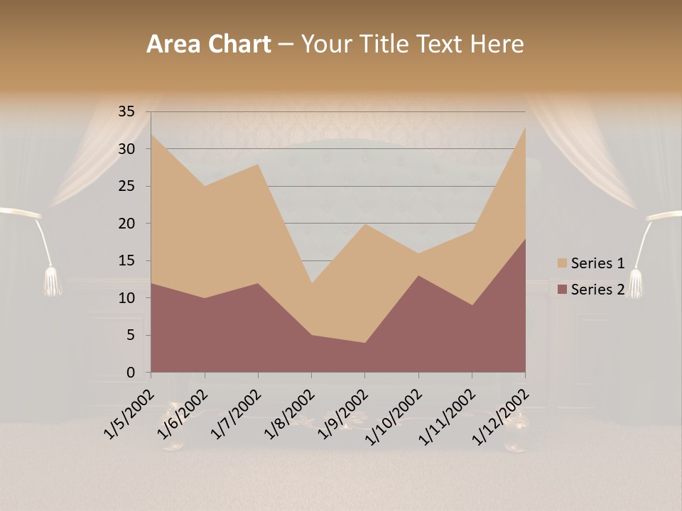 Opera Green Golden PowerPoint Template