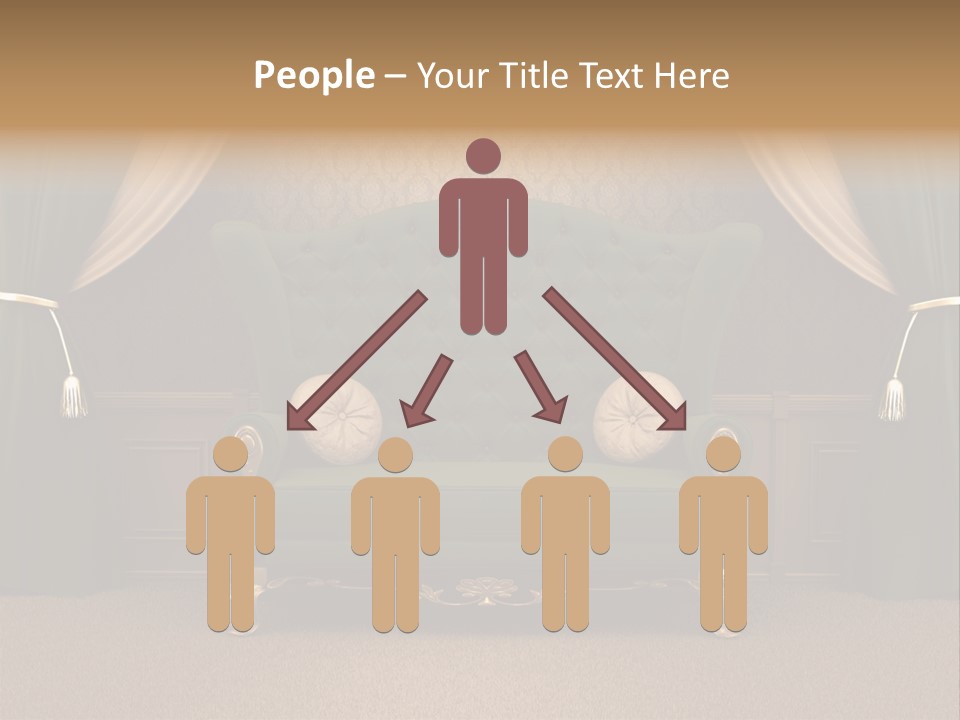 Opera Green Golden PowerPoint Template