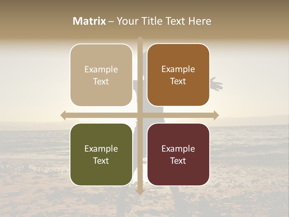 Silhouette Of Child PowerPoint Template