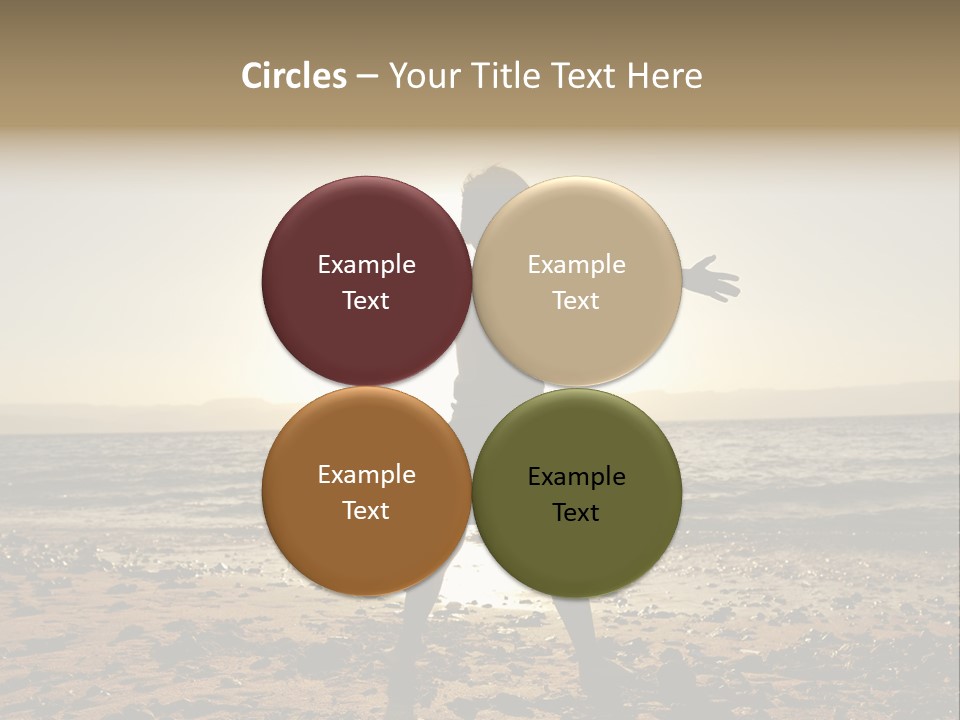 Silhouette Of Child PowerPoint Template