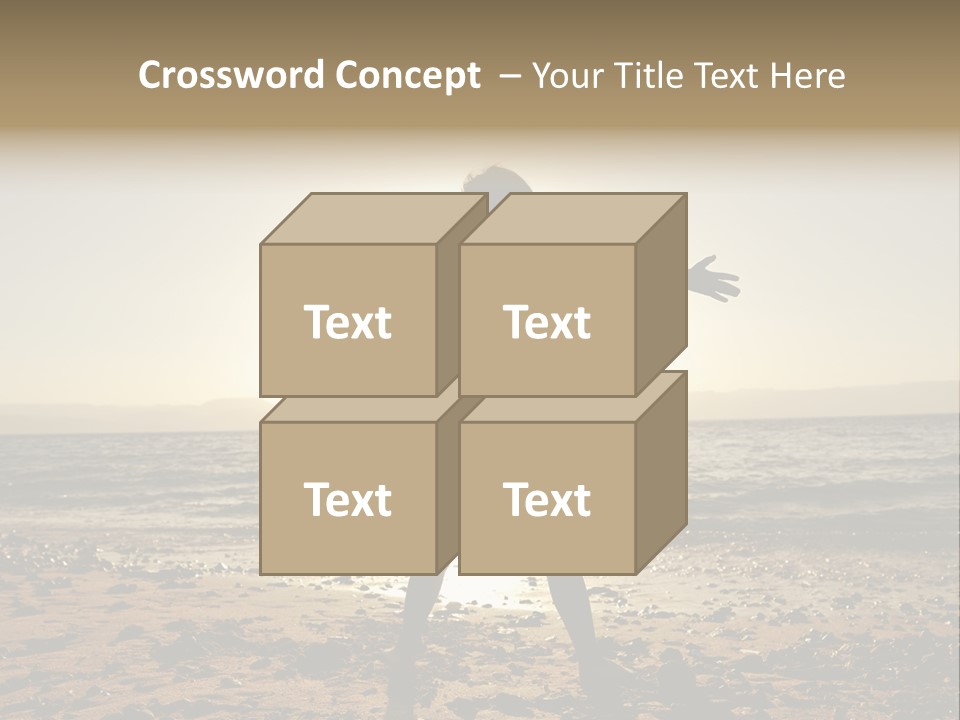 Silhouette Of Child PowerPoint Template