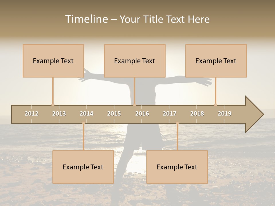 Silhouette Of Child PowerPoint Template