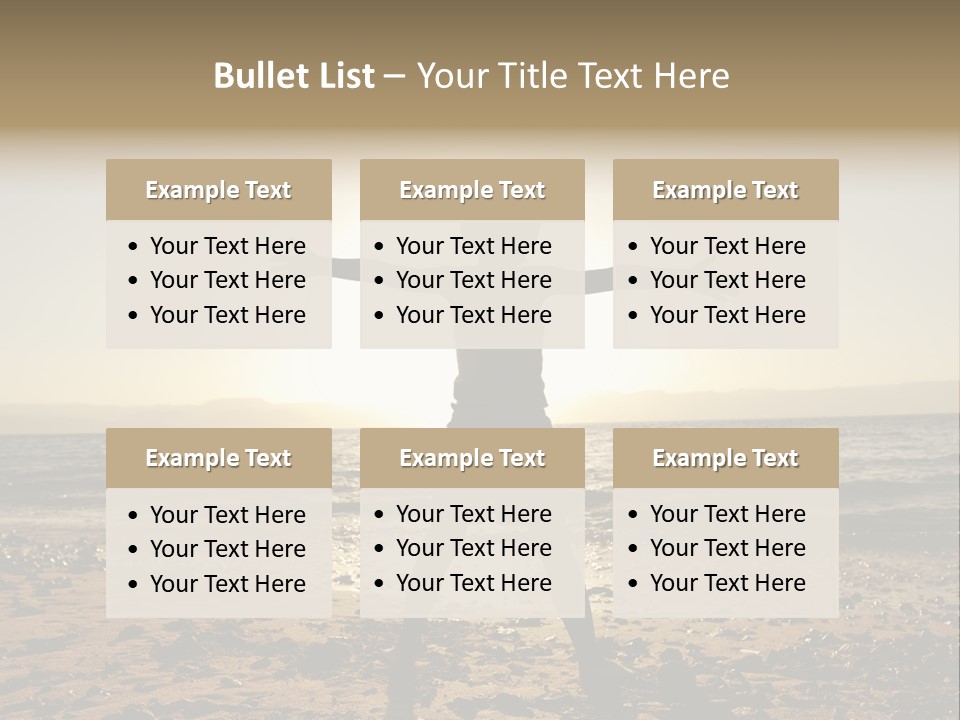 Silhouette Of Child PowerPoint Template