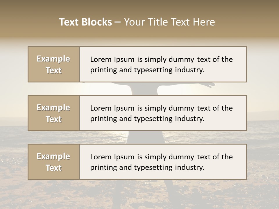Silhouette Of Child PowerPoint Template