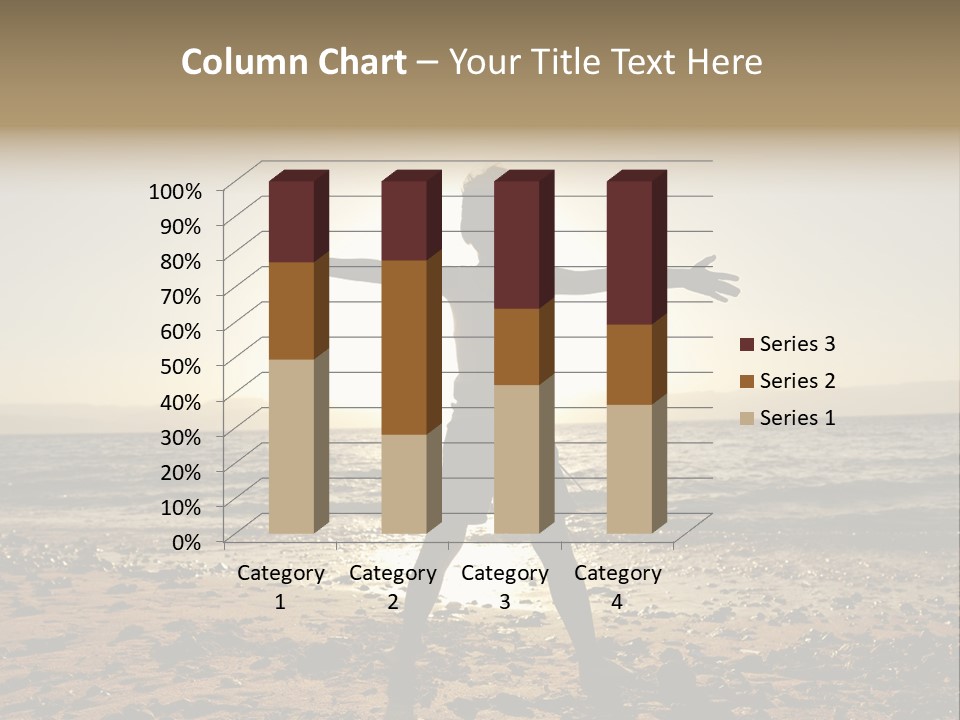 Silhouette Of Child PowerPoint Template