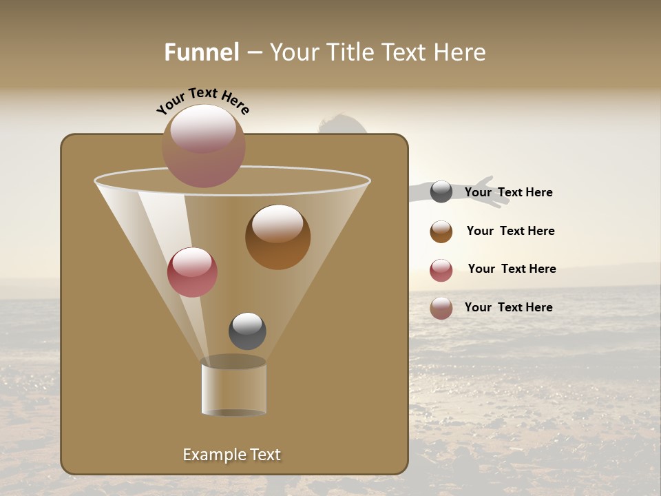 Silhouette Of Child PowerPoint Template