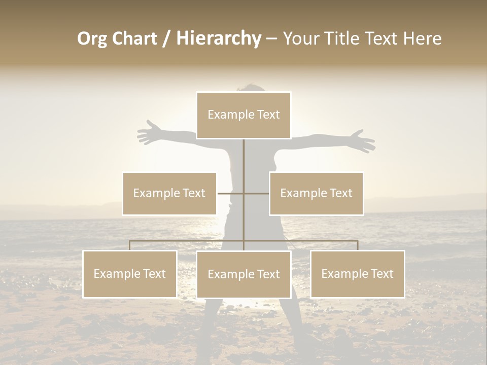 Silhouette Of Child PowerPoint Template