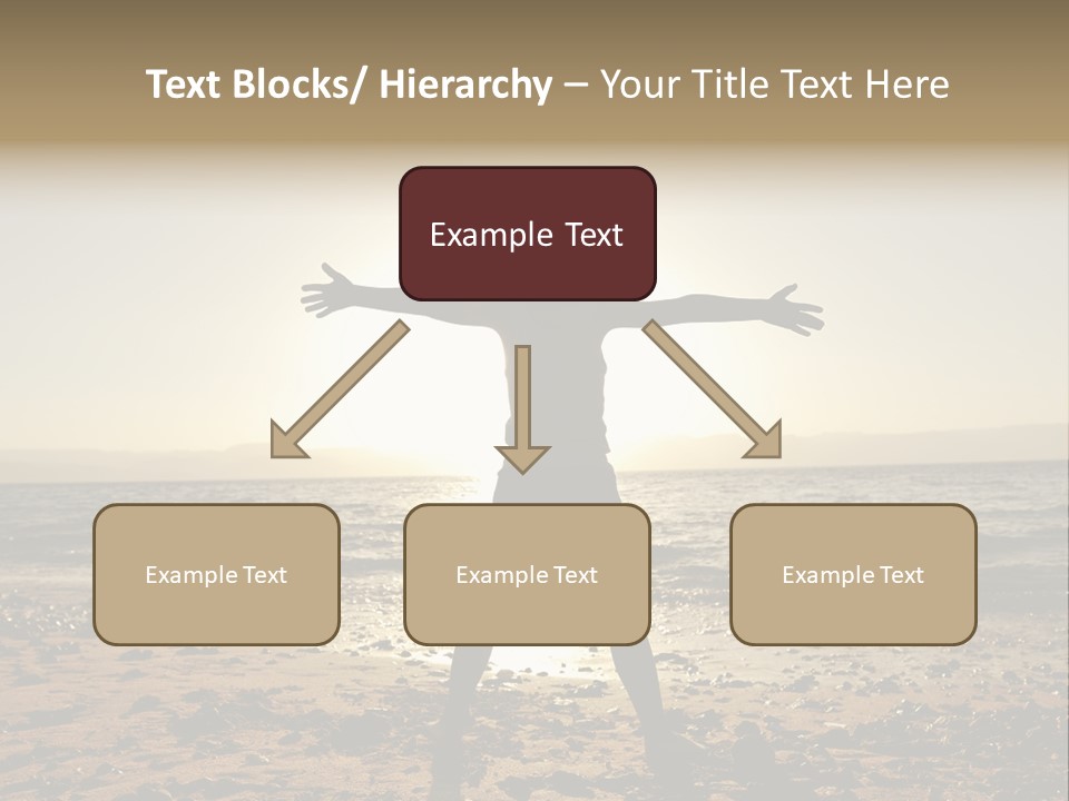 Silhouette Of Child PowerPoint Template