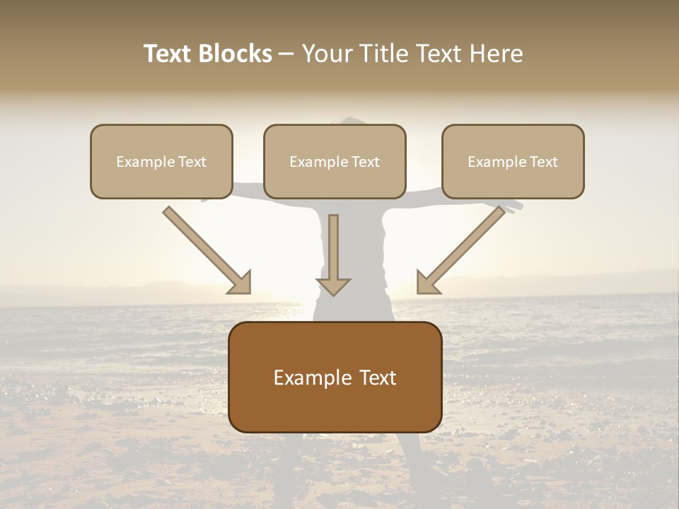 Silhouette Of Child PowerPoint Template