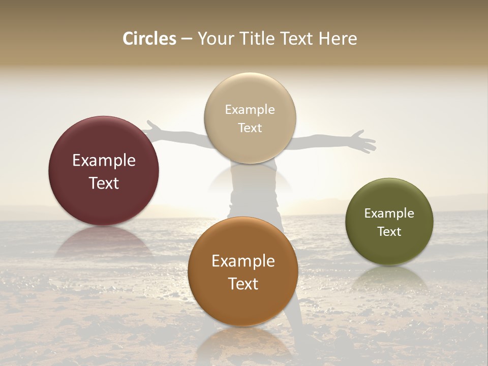 Silhouette Of Child PowerPoint Template