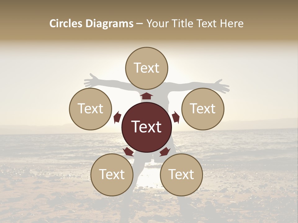 Silhouette Of Child PowerPoint Template