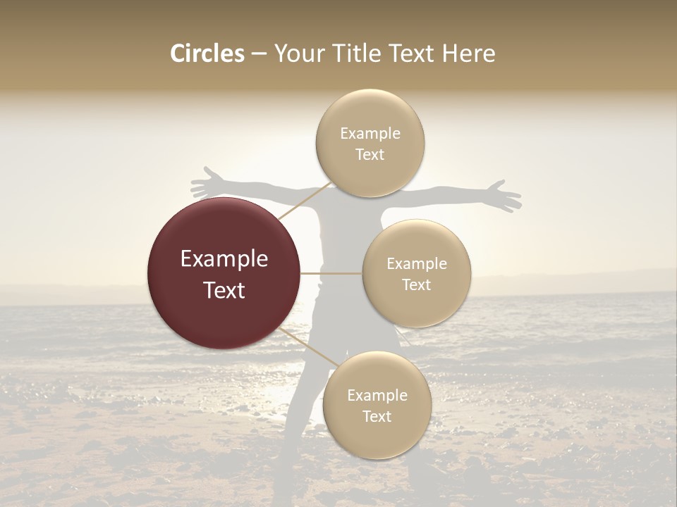 Silhouette Of Child PowerPoint Template