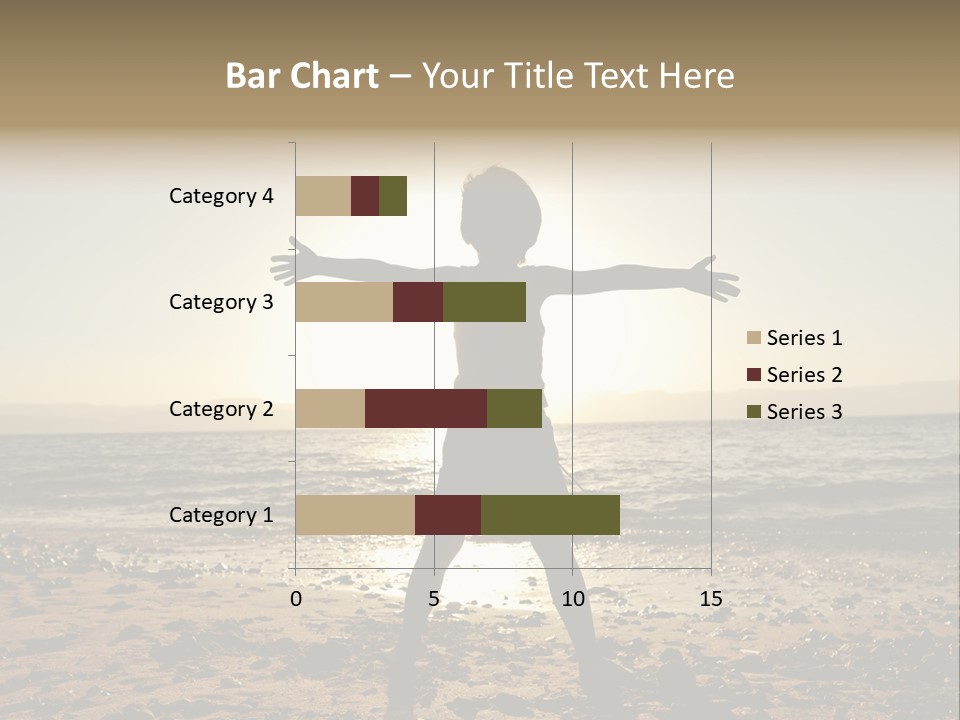 Silhouette Of Child PowerPoint Template