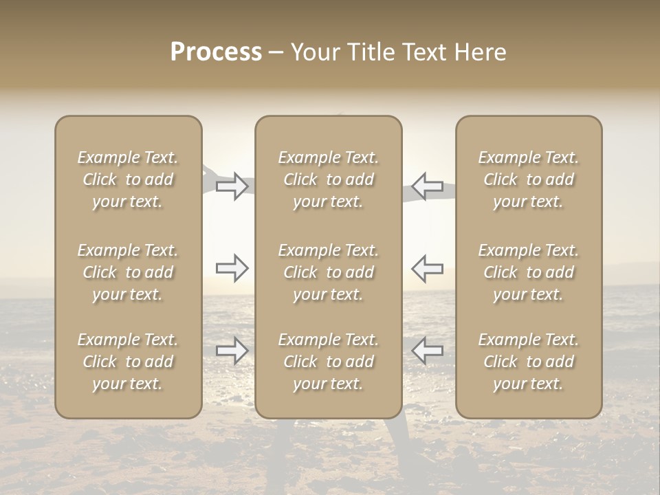 Silhouette Of Child PowerPoint Template