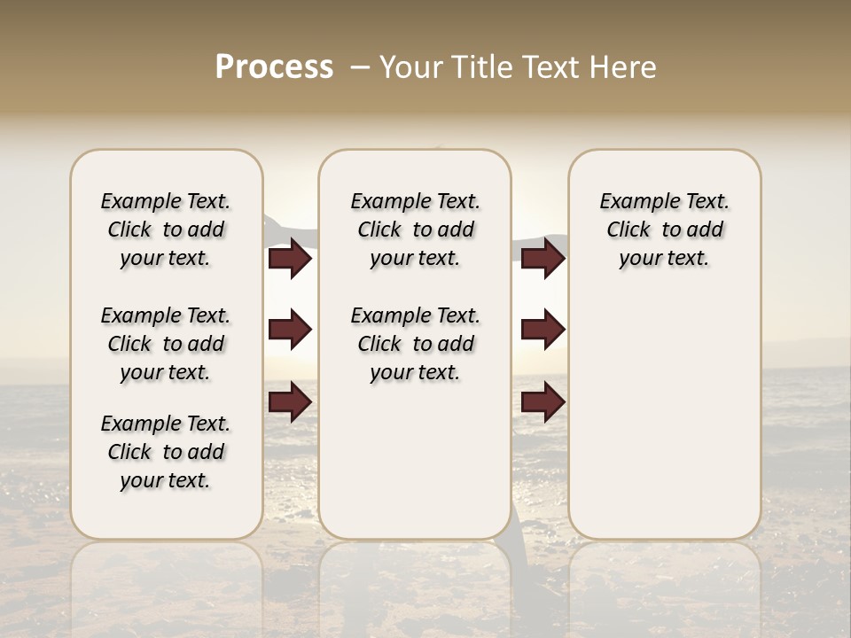 Silhouette Of Child PowerPoint Template