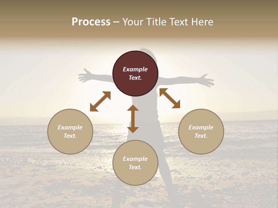 Silhouette Of Child PowerPoint Template