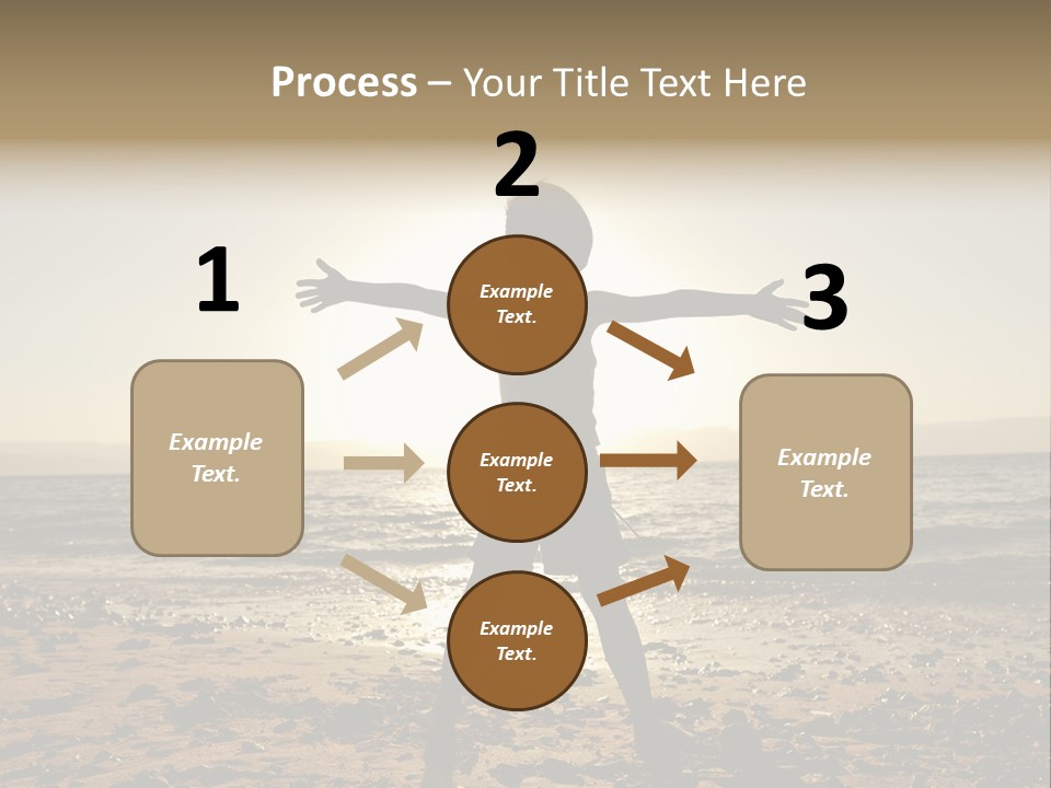 Silhouette Of Child PowerPoint Template