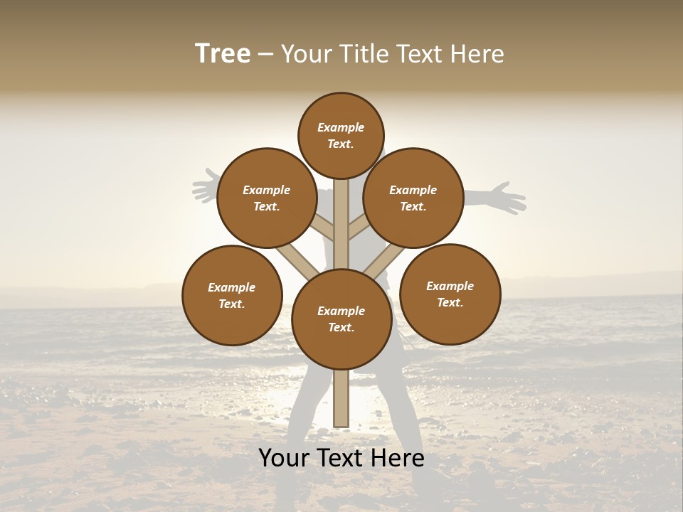 Silhouette Of Child PowerPoint Template