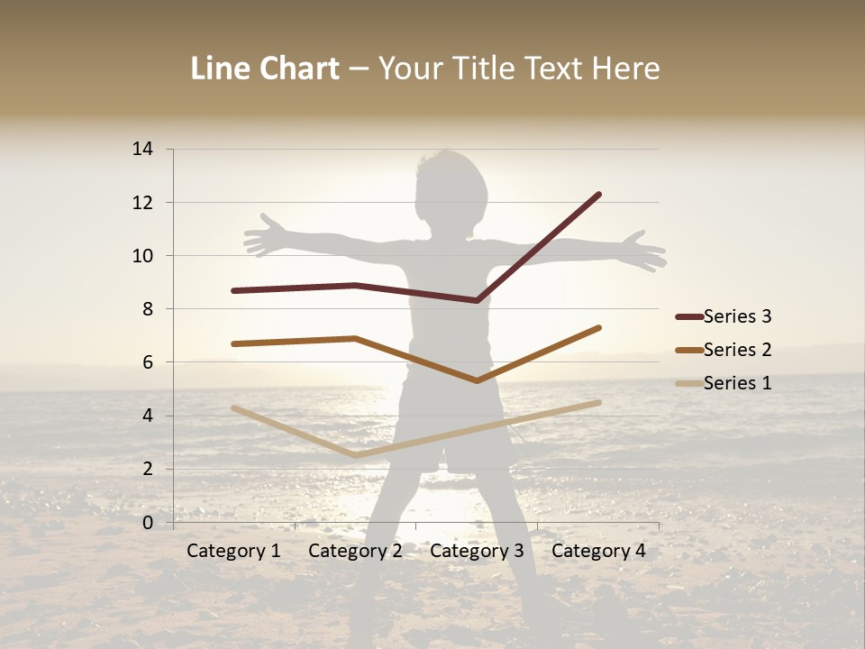 Silhouette Of Child PowerPoint Template