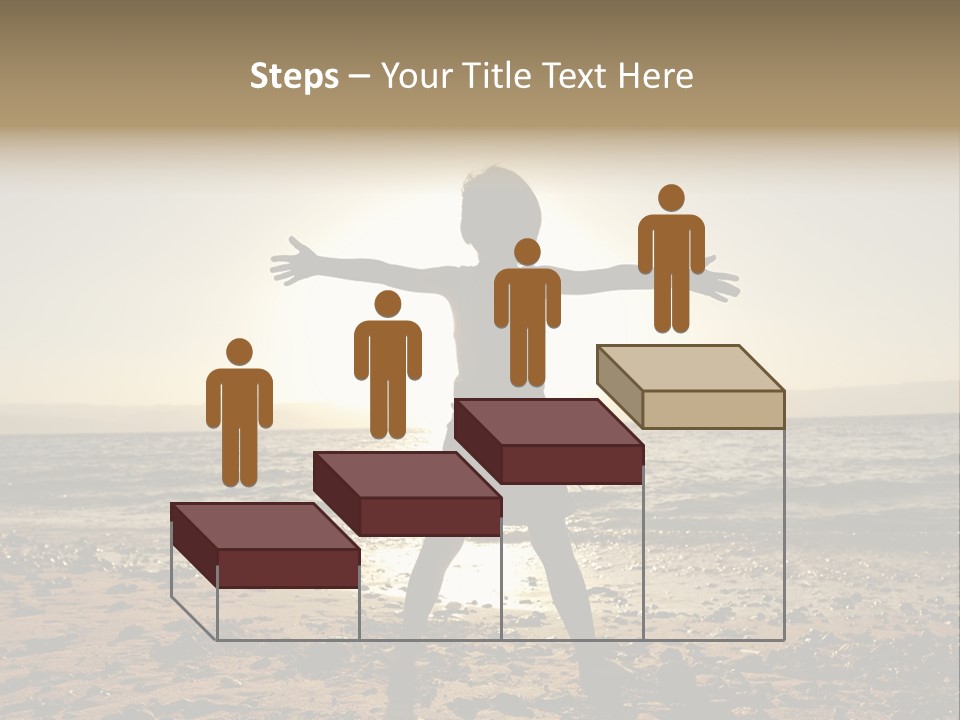 Silhouette Of Child PowerPoint Template