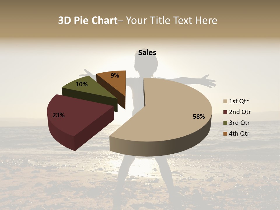 Silhouette Of Child PowerPoint Template