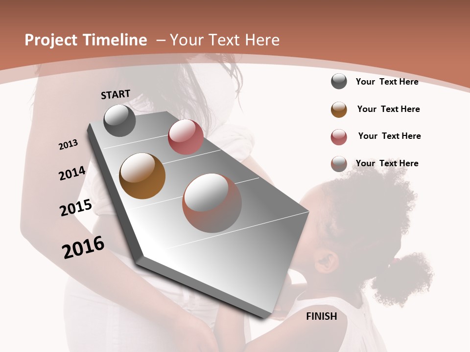 Life Birth Race PowerPoint Template