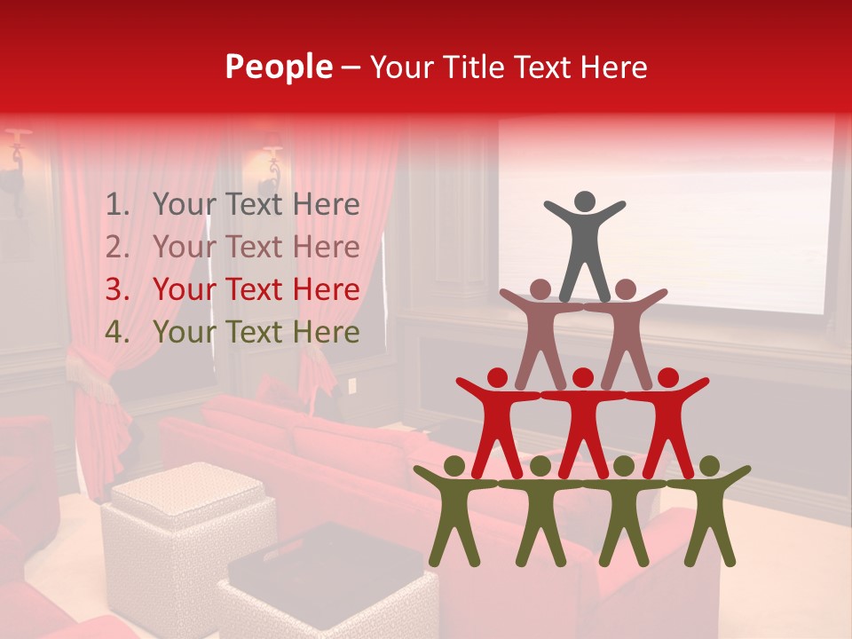 Character Teamwork Conference PowerPoint Template