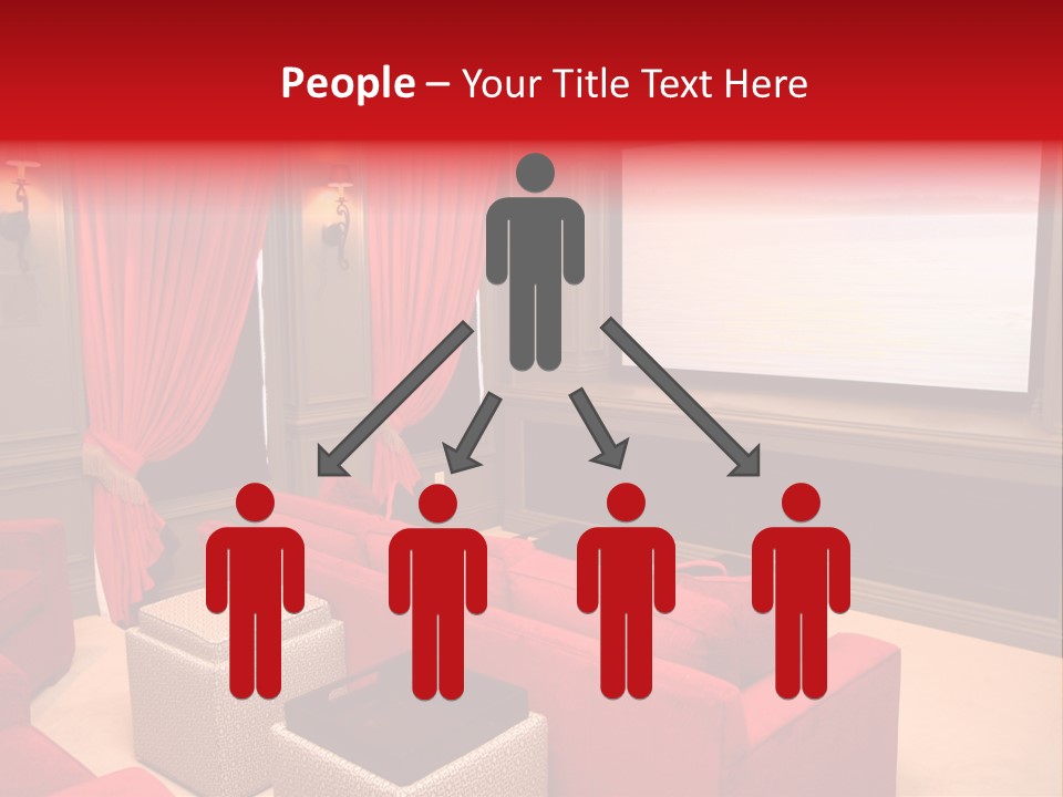 Character Teamwork Conference PowerPoint Template