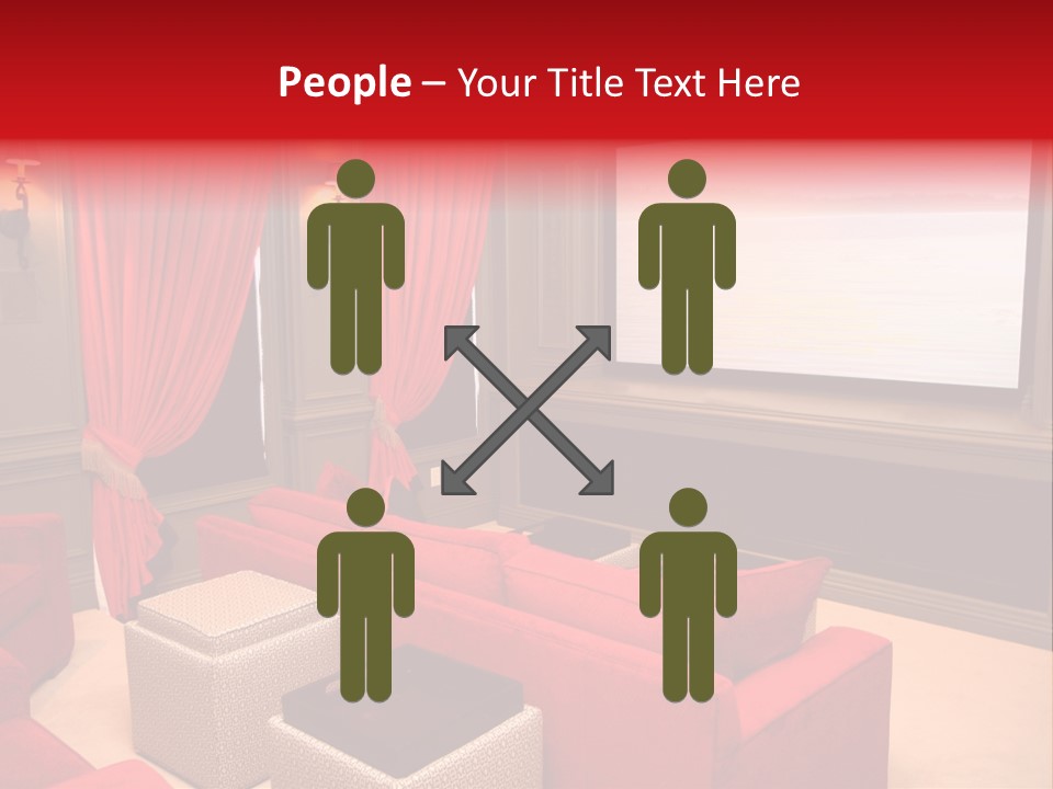 Character Teamwork Conference PowerPoint Template