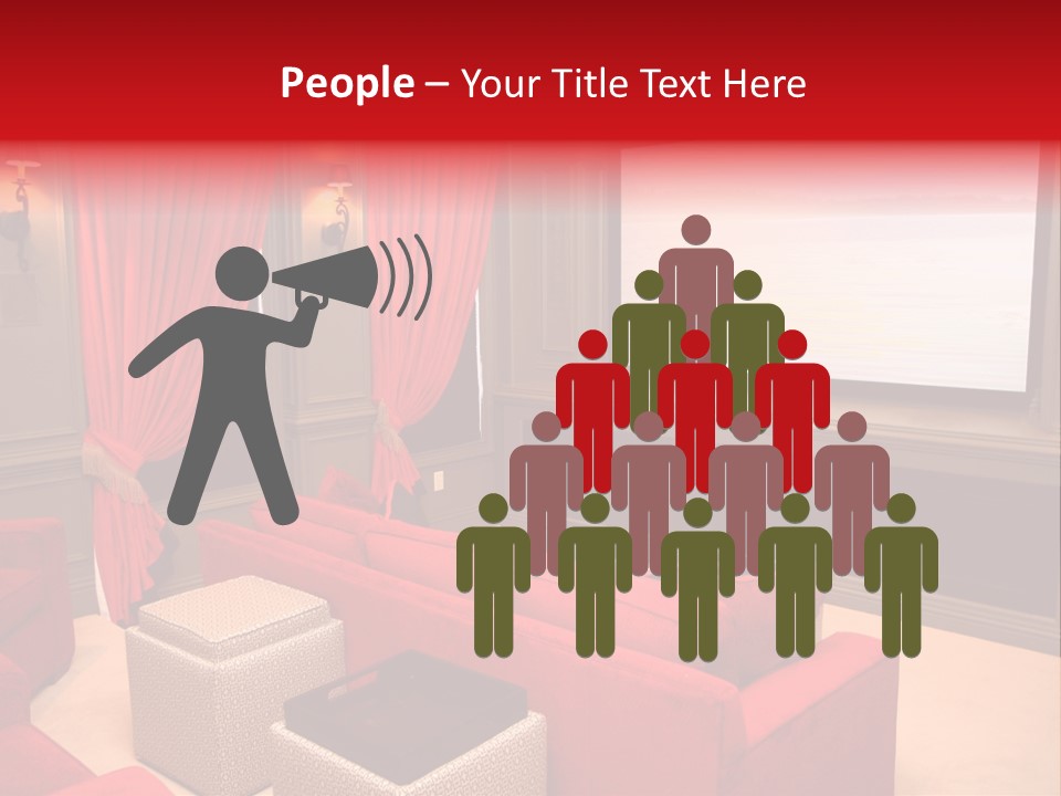 Character Teamwork Conference PowerPoint Template