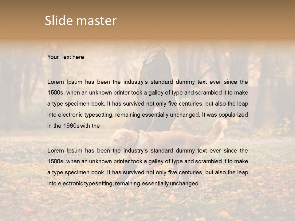 Green Autumn Happy PowerPoint Template