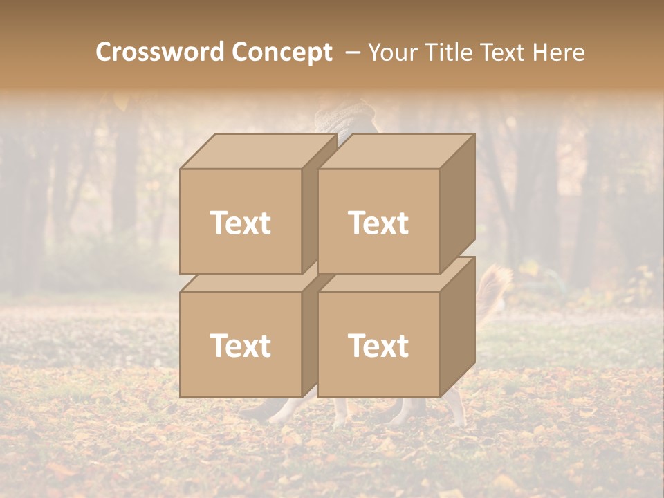 Green Autumn Happy PowerPoint Template