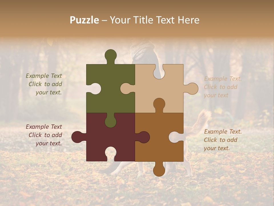 Green Autumn Happy PowerPoint Template