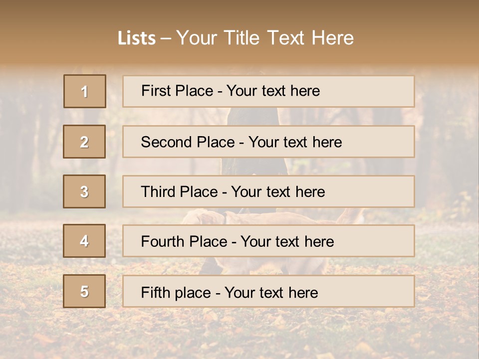 Green Autumn Happy PowerPoint Template
