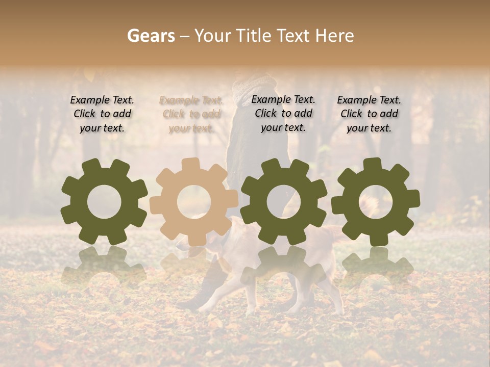 Green Autumn Happy PowerPoint Template