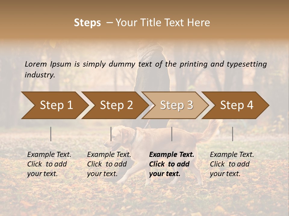 Green Autumn Happy PowerPoint Template