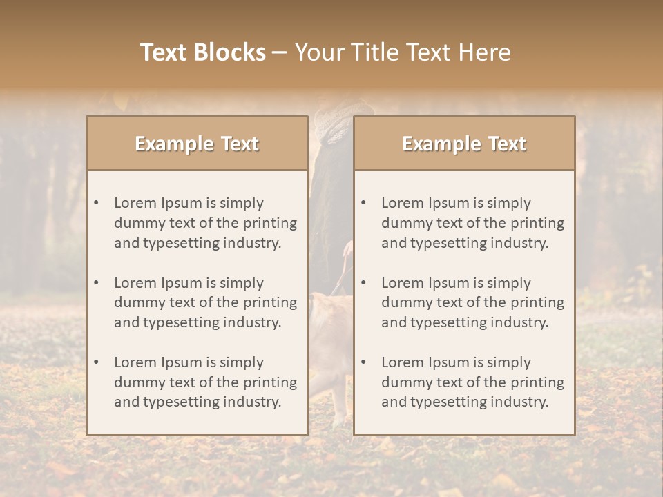Green Autumn Happy PowerPoint Template