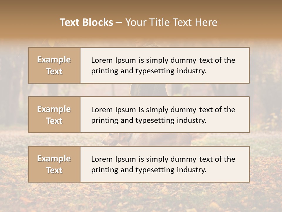 Green Autumn Happy PowerPoint Template