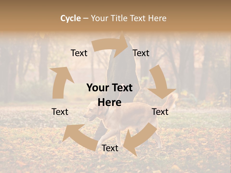 Green Autumn Happy PowerPoint Template