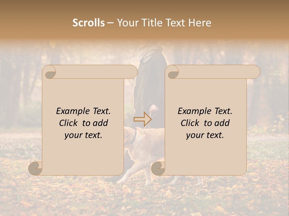 Green Autumn Happy PowerPoint Template