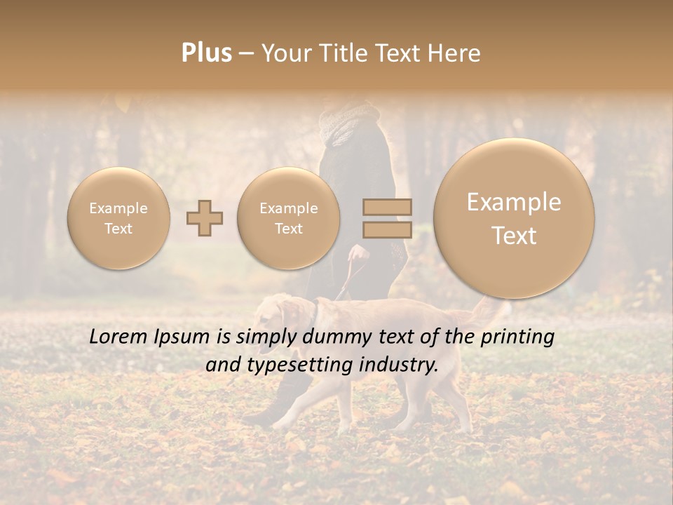 Green Autumn Happy PowerPoint Template