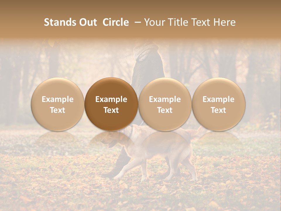 Green Autumn Happy PowerPoint Template