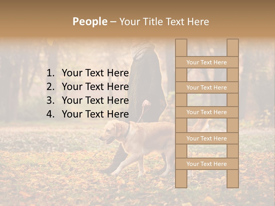 Green Autumn Happy PowerPoint Template