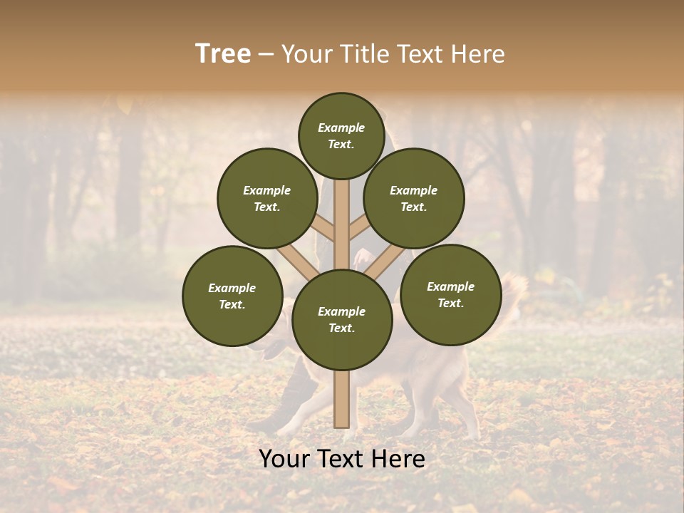 Green Autumn Happy PowerPoint Template